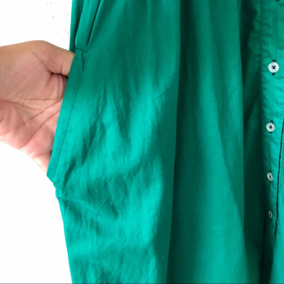 Anthropologie Moulinette Soeur Reed Emerald Dress - Picture 7 of 7